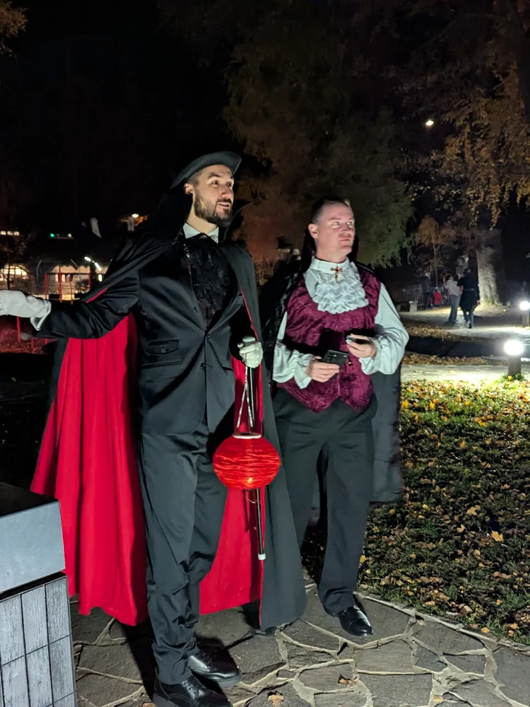 Vlad in costume at a previous Halloween gathering